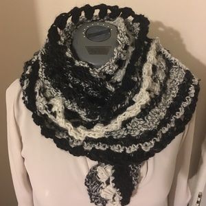 Soft crochet scarf